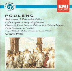 Sécheresses / 7 Répons des ténÚbres / 4 Motets pour un temps de pénitence
