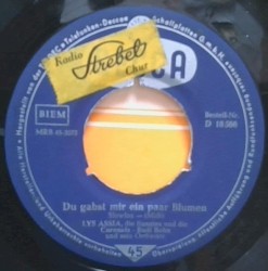 Du gabst mir ein paar Blumen