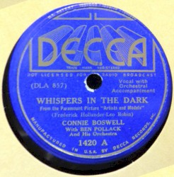 Whispers in the Dark / That Old Feeling