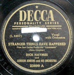 Stranger Things Have Happened / Je vous aime