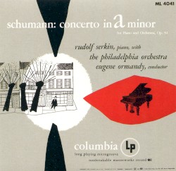 Concerto in A minor for Piano and Orchestra, op. 54