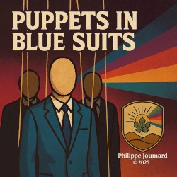 Puppets in Blue Suits