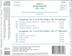 Symphonies Nos. 1 “Spring” and 3 “Rhenish”