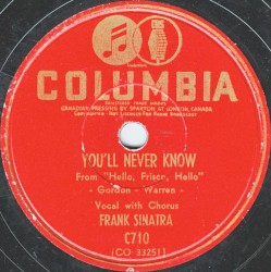 You'll Never Know / Close to You