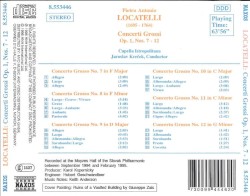Concerti Grossi, op. 1, nos. 7-12