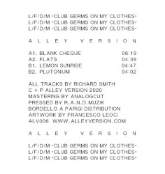 *Club Germs On My Clothes*