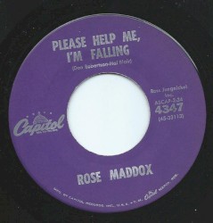 Please Help Me, I’m Falling / Down, Down, Down