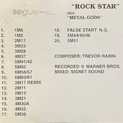 Rock Star (aka: "Metal Gods")