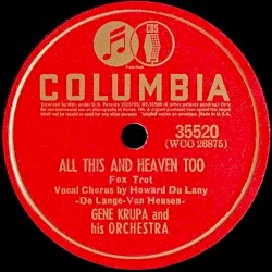 All This and Heaven Too / When the Swallows Come Back to Capistrano