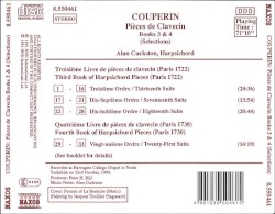 Pieces de Clavecin - Books 3 & 4 (Selections)