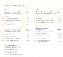 The String Quartets / Piano Quintet, op. 34