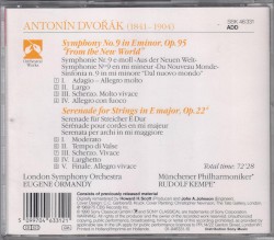 Symphony no. 9 “From the New World” / Serenade for Strings