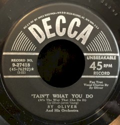 'Tain't What You Do (It's the Way That Cha Do It) / Ain't She Sweet