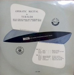 Operatic Recital by Tebaldi