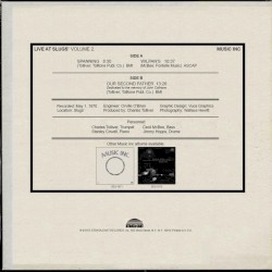 Live at Slugs' Volume II