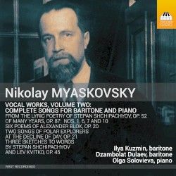 Vocal Works, Volume Two: Complete Songs for Baritone and Piano