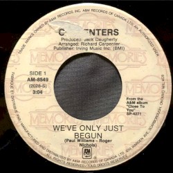 We've Only Just Begun / For All We Know