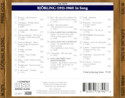 Bjorling In Song