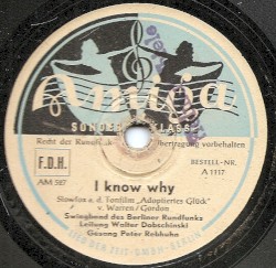 I Know Why / Begin the Beguine