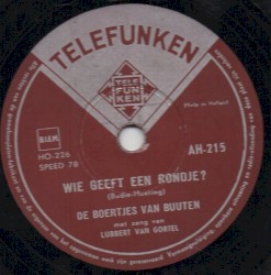 En we hossen en we zingen / Wie geeft een rondje