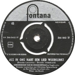 Als in ons hart een lied weerklinkt / Jong zijn wij