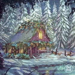 Winter in a Cabin