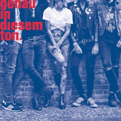 Genau in diesem Ton.