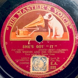 She's Got "It" / I'm Afraid You Sing That Song to Somebody Else