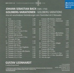 Gustav Leonhardt Plays Bach: Goldberg Variations / The Well-Tempered Clavier / The Art of the Fugue / Sonatas for Violin and Harpsichord / Organ Works