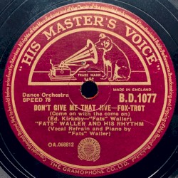 Don't Give Me That Jive (Come on with the Come on) / You Must Be Losing Your Mind