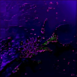 Synthwave on a Map