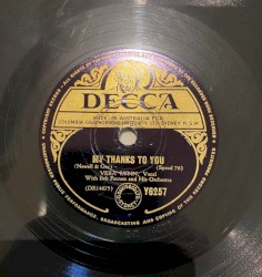 My Thanks to You / You're the One I Care For