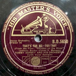 That's for Me / Our Love Affair