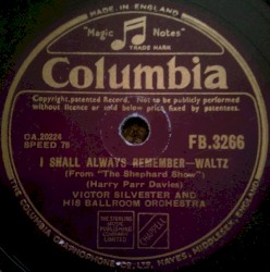 I Shall Always Remember / Till Then