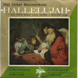 Wij knielen voor Uw zetel neer / Op bergen en in dalen / God in den hoog’ alleen zij eer / Leid vriend’lijk licht