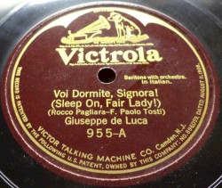 Voi dormite, signora! / Berceuse