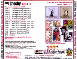 Bing Crosby 3-4 (Decca & Post Decca Recording Years: CD 3-4)