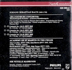 Brandenburg Concertos nos. 3, 4 & 5