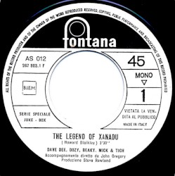 The Legend of Xanadu / Cinderella Rockefella
