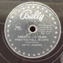 The Song You Heard When You Fell in Love / I'm Beginning to Wonder