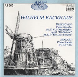 Beethoven: Piano Sonatas: op. 27 No 2 "Moonlight" op. 53 "Waldstein" op. 111 "The Last Sonata" / Mozart: Piano Sonatas: No 11 KV 331