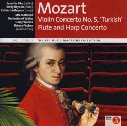 BBC Music, Volume 21, Number 5: Violin Concerto no. 5 "Turkish" / Flute and Harp Concerto
