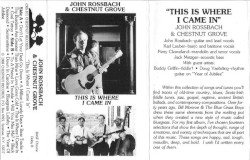 This Is Where I Came In