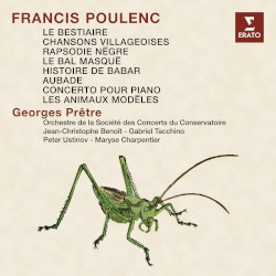 Le bestiaire / Chansons villageoises / Rapsodie nègre / Le bal masqué / Histoire de Babar / Aubade / Concerto pour piano / Les animaux modèles