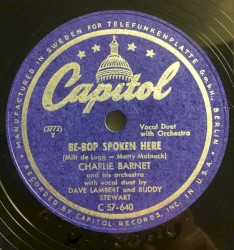 Be-Bop Spoken Here / Gloomy Sunday
