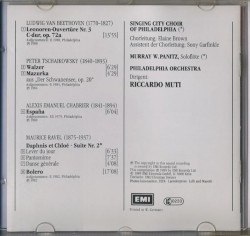 Leonoren-Overture Nr. 3 / Schwanensee / Bolero / Daphnis und Chloé / España