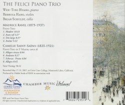 Ravel: Piano Trio / Saint‐Saëns: Piano Trio in F major, op. 18