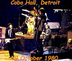 Cobo Hall, Detroit: 9 October 1980