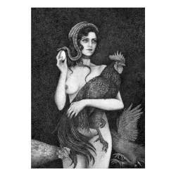 Жінка з чорним, як земля, волоссям