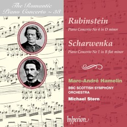 The Romantic Piano Concerto, Volume 38: Rubinstein: Piano Concerto no. 4 in D minor / Scharwenka: Piano Concerto no. 1 in B-flat minor